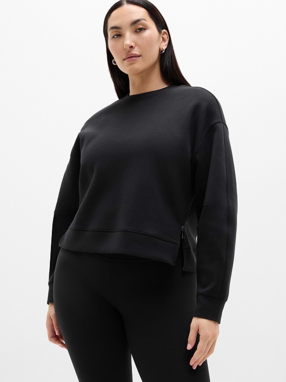Athleta form knit crew sweatshirt
